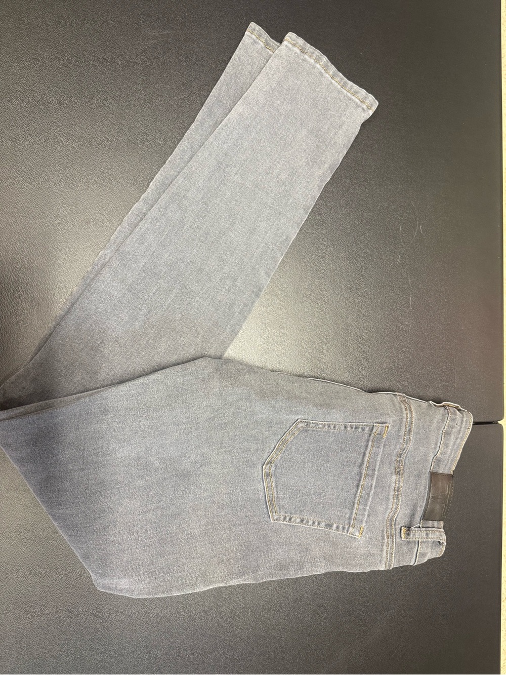 Classic Straight-Leg Gray Jeans